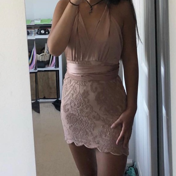Mura Boutique Dresses & Skirts - Blush Pink Multi-Wear Dress